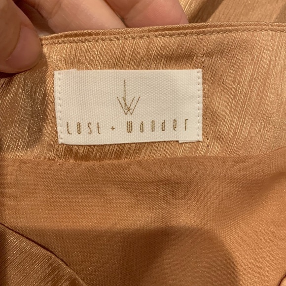 Lost + Wander High Roller Mini Skirt in Sand - Picture 4 of 5